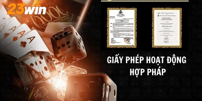 Giấy phép hoạt động 23WIN là gì